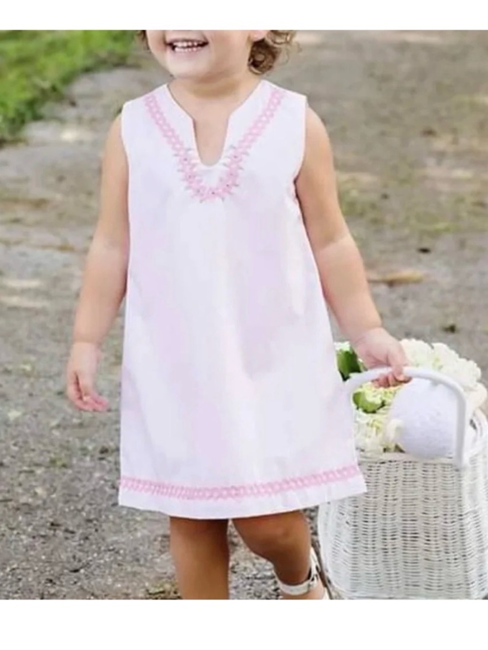 Beaufort Bonnet Company’s Taylor Tunic Dress in Plantation Pink Size 3T
